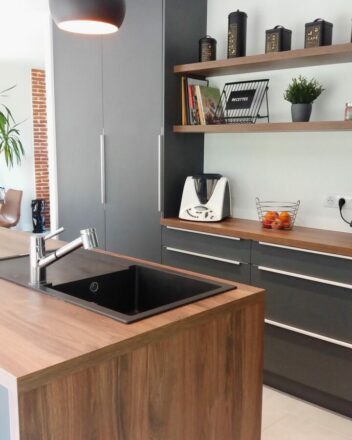 Conception et rénovation cuisine - Décorateur et peintre décorateur - Effets de matière à Cholet 49