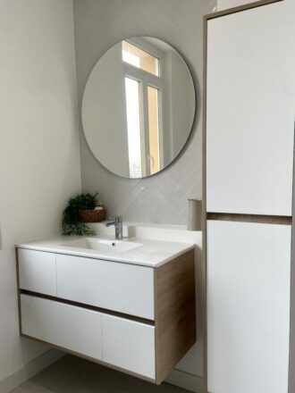 Rénovation d'une salle de bain communicant avec une chambre parentale à Cholet 49